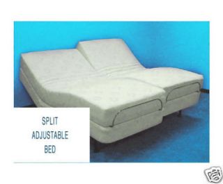 split dual king adjustable bed base with latex cheap time