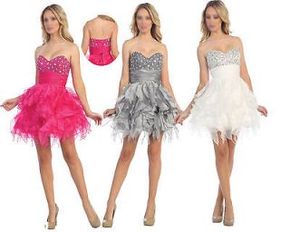 Lets 5146 Short Prom Bridesmaid Evening Party Formal Dress