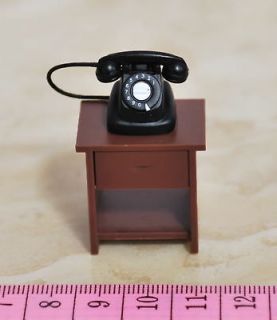   Miniature Telephone with Small Side Table Great Size for Nendoroid