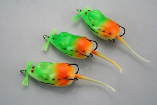 Newly listed Lot4 Fishing snakehead frog hooks lures 11.2g