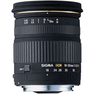 Sigma EX DC Aspherical Macro IF 18 50mm F 2.8 Lens