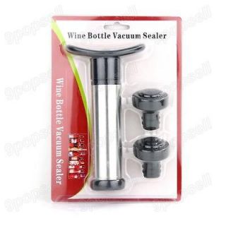 Wine Bottle Vacuum Saver Sealer Preserver Pump Stopper