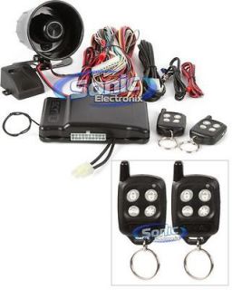   SP350 1 Way Vehicle Security Car Alarm System w/ Two 5 Button Remotes