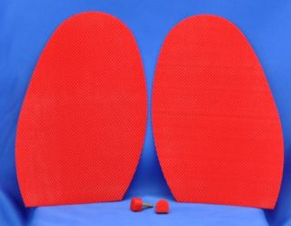 RedHalf Soles & Dowel Pins, Lifts, Tips  For repair of Louboutin Shoes