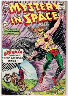   SPACE #89 VG comic~Hawkman vs.Tornado Bike,Strange vs.Siren of Ark