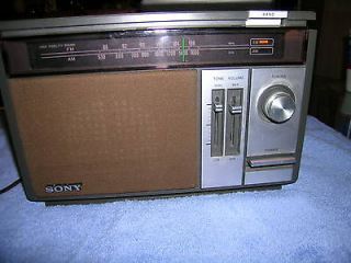 vintage sony icf 9540w am fm 2 band radio returns