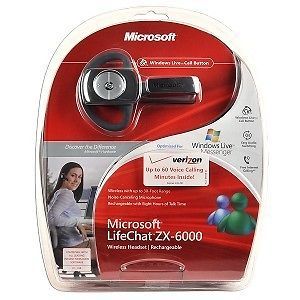 Microsoft LifeChat ZX 6000 Wireless Headset Comput​er Calling *NEW 