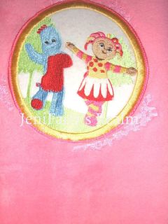 IN THE NIGHT GARDEN ITNG Pink Coral Fleece Cot/Toddler Emb Blanket 