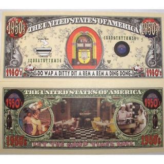 1950 s diner jukebox bill notes lot of 25 time