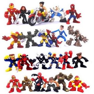   Super Hero Squad The Amazing Spider Man The Avengers Iron Figures D02
