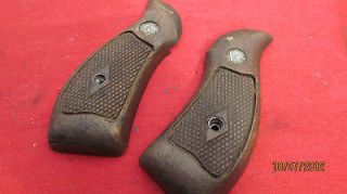 Vintage Smith & Wesson S&W K or L Frame factory wood grips