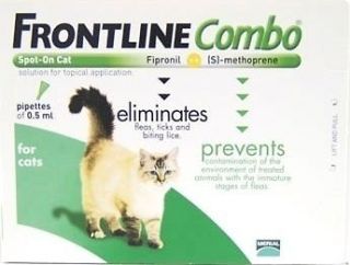 FRONTLINE PLUS For CATS (Combo), 3 Months Supply   BRAND NEW