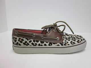 sperry top sider women s shoes bahama leopard pony