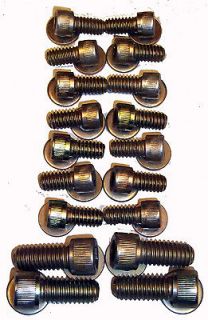   Block Chevy V8 Socket Head Style Oil Pan Bolts includes AN washers