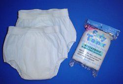 new 6 pc solid white waterproof training pants sz 4t