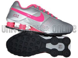 NIKE SHOX DELIVER SIZE 6.5Y / 8 WOMENS   GRAY LASER PINK WHITE