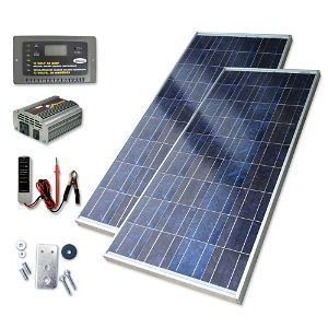  39126 246 Watt Solar Power Back Up Kit w/ 2 123 Watt Solar Panels