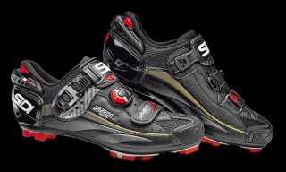 2012 sidi dragon 3 carbon mtb cycling shoes black black