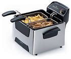 Compact Stainless Steel Electric Dual Basket Deep Fryer