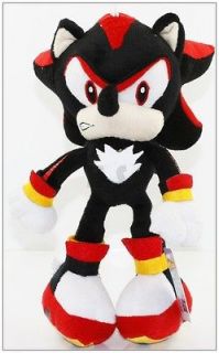 New Sonic the Hedgehog 10 Shadow The Hedgehog Plush Toy Doll Cute