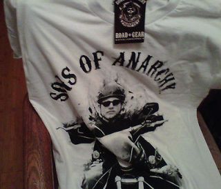 Sons of Anarchy t shirt with Jax on motorcycle, Mens XL, SOA