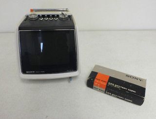   1974 Sony Portable Solid State Television Model TV 750 Japan COOL