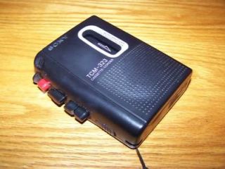 Sony TCM 323 Handheld Cassette Voice Recorder
