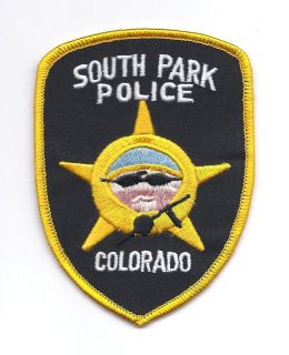 south park colorado police patch  4 25