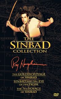 The Sinbad Collection Golden Voyage, Eye of Tiger, 7th Voyage DVD 