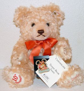 STEIFF Teddy Bear Zehn EAN 651359 1997 Walt Disney World WDW 