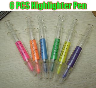   liquid syringe shape ballpen injection writing needle stationery