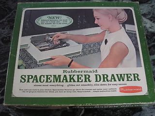   1968 RUBBERMAID SPACEMAKER DRAWER   NEW AND COMPLETE IN ORIGINAL BOX