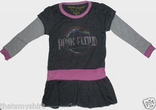 New Authentic Rowdy Sprout Pink Floyd Dark Side Vintage Style Girls 
