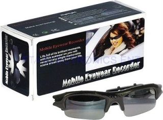 Spy Sun Glasses Camera Audio Video Recorder DV DVR 720x480 Black 