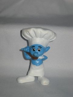 mcdonalds the smurfs happy meal toy chef figure time left