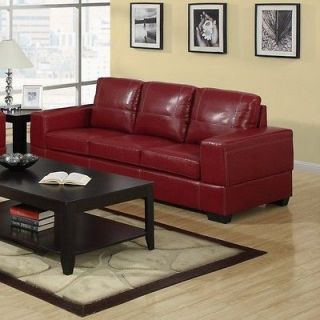 monarch specialties inc bonded leather sofa more options color from