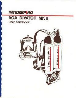 aga interspiro divator mk ii user handbook service time left