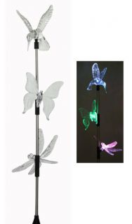 New Luxform Outdoor Flying Animals Solar Stick Light Colour Changing