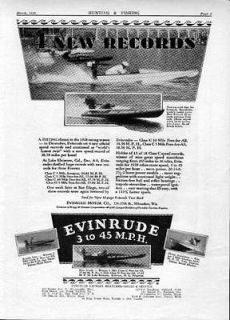 Newly listed 1929 EVINRUDE MOTOR BOAT RACE WATER NORFOLK SKI TUBING