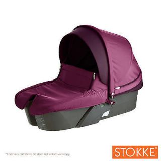 stokke xplory carrycot complete kit purple ships free with a
