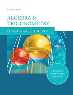 Algebra and Trigonometry for College Students, 2E by Robert Rosenfeld 
