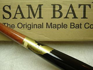 SAM BAT KB1 WOOD BAT 32 inches BONDS   CHERRY HANDLE / BLACK BARREL 