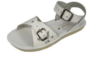 new sun san s salt water white sweetheart sandals 5t