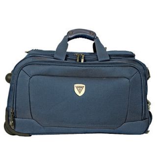 guess travel waldorf 30 rolling duffel bag blue time left