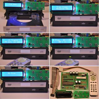 cd rom dvd rom to cd player converter controller time