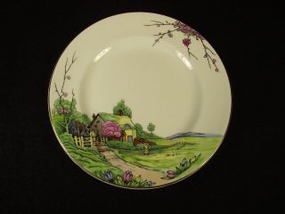 crownford burslem england surrey small dinner plate from canada time