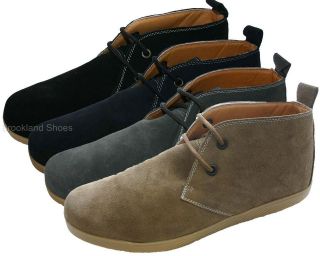 Coolers Shoreside Casual Suede Leather Hi Top Ankle Desert Boots sizes 