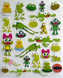 Swamp Frogs Bike Car Boat Stickers Suits Windows/Glass 26 Mixed Styles