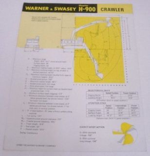 warner swasey 1970 hopto h900 crawler sales brochure time left