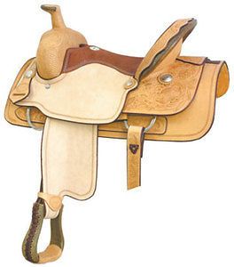 billy cook saddle hamilton roper new model 